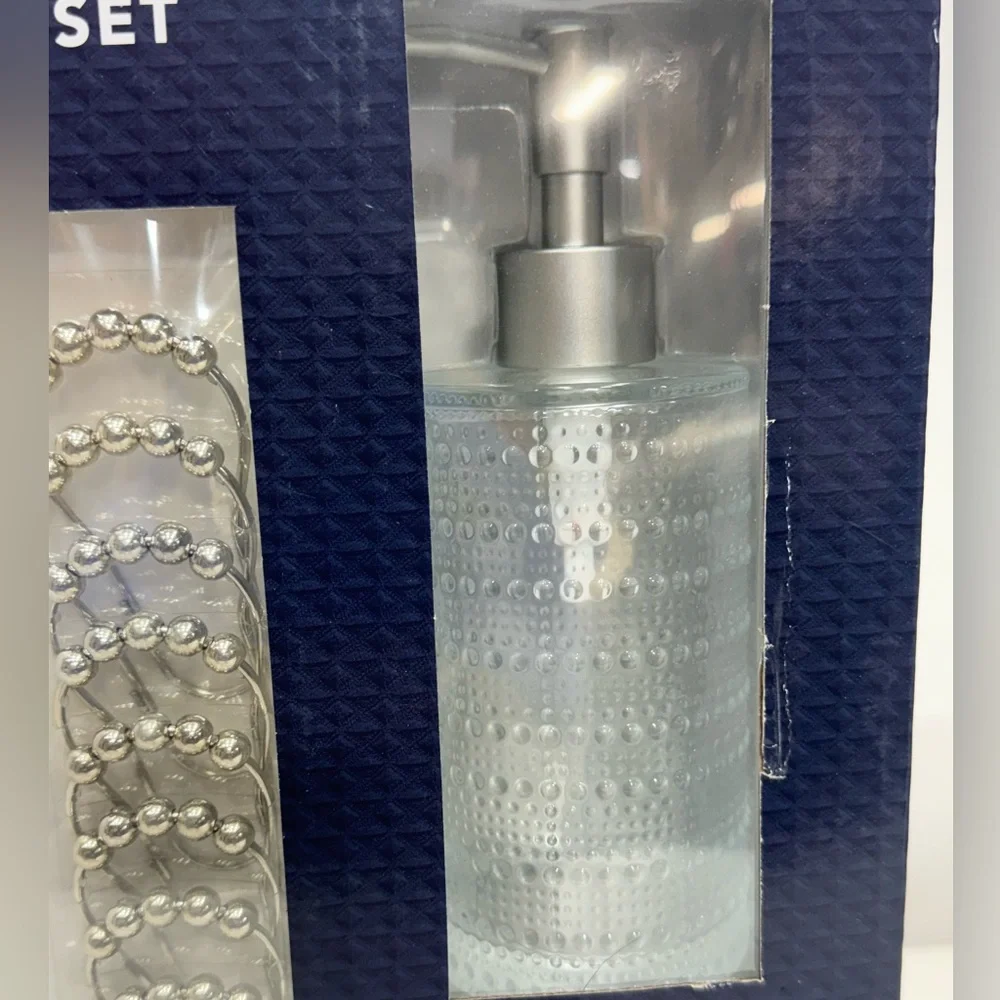 Nueva Spa 5 piece Bath Set Gray New